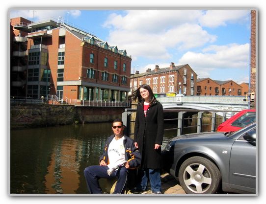 Charles & Trudi, view from back of Cafe